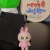 Labubu 3D Anahtarlık 6 Cm ( pembe )