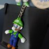 Luigi 3D Hareketli Anahtarlık (6 cm )  Süper Mario
