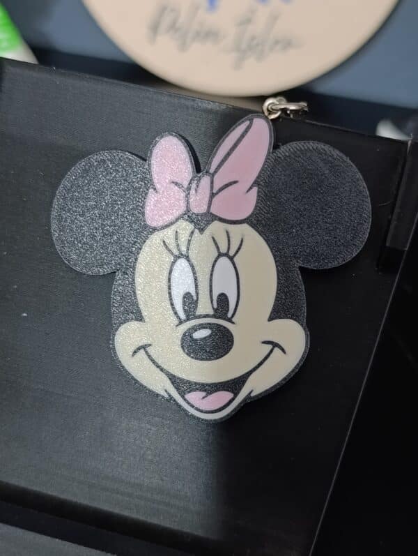 Minnie Mause  Figürlü  2 boyutlu 3D Anahtarlık