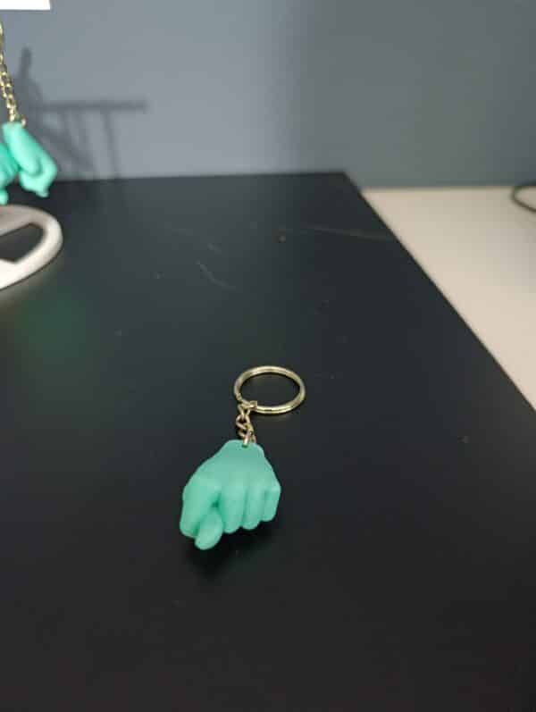 Nah Anahtarlık 3D ( Bebe Mavisi İ )