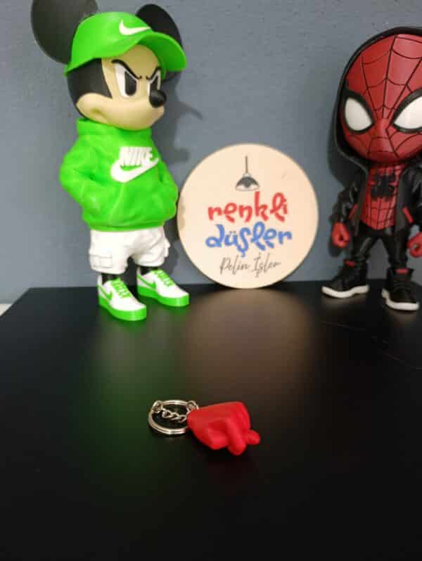 Nah Anahtarlık 3D ( KIRMIZI )