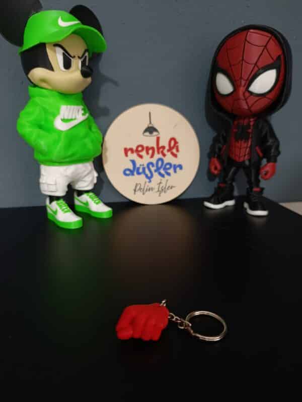 Nah Anahtarlık 3D ( KIRMIZI )