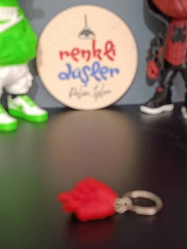 Nah Anahtarlık 3D ( KIRMIZI )