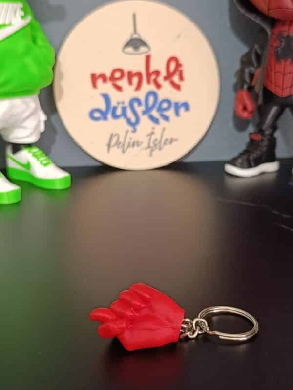 Nah Anahtarlık 3D ( KIRMIZI )