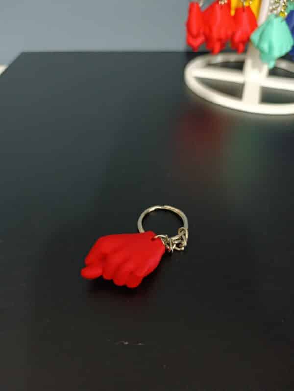 Nah Anahtarlık 3D ( KIRMIZI )