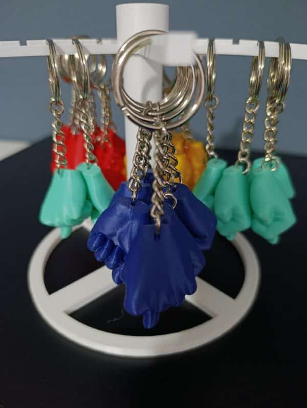 Nah Anahtarlık 3D ( MAVİ )