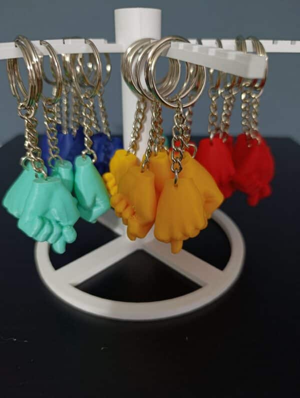 Nah anahtarlık  3D  ( sarı )