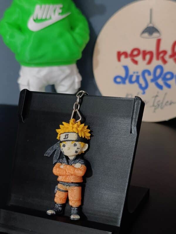 Naruto Figürlü 3D Hareketli Anahtarlık 6 cm