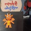 sevimli Ejderha  Figürlü 3D Hareketli Anahtarlık 6 cm
