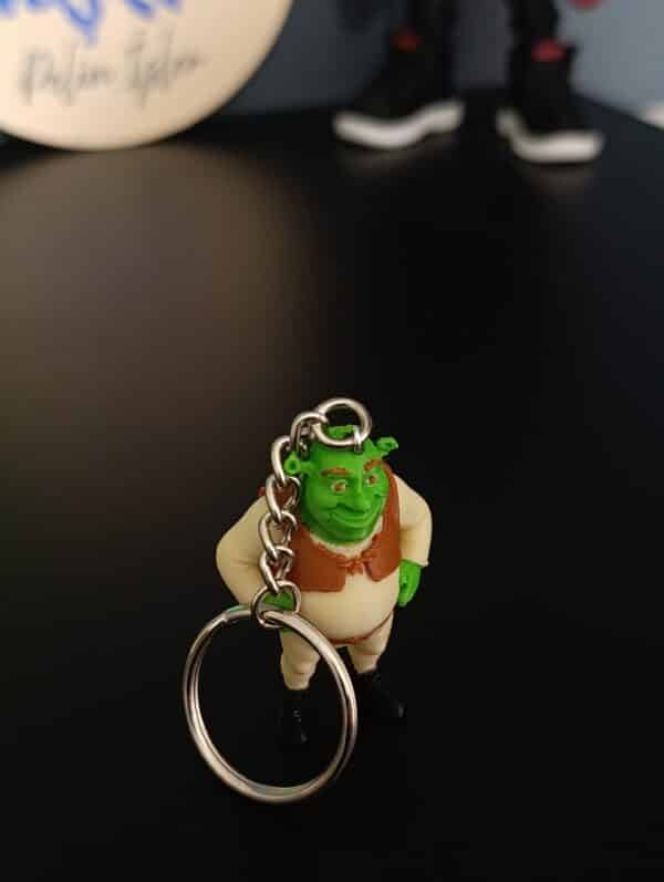 Shrek Figürlü 3D Hareketli Anahtarlık 6 cm