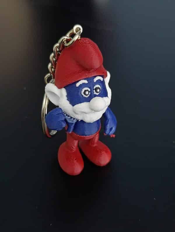 Şirin Baba 3D anahtarlık 6 cm