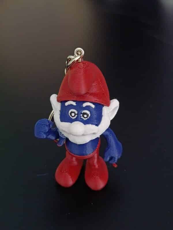 Şirin Baba 3D anahtarlık 6 cm