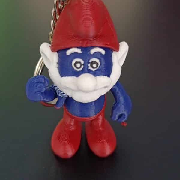 Şirin Baba 3D anahtarlık 6 cm