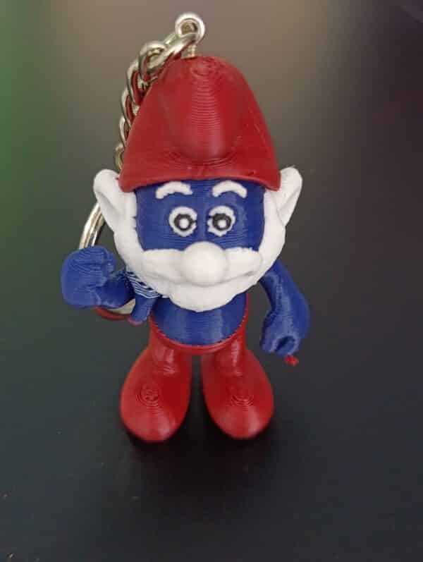 Şirin Baba 3D anahtarlık 6 cm