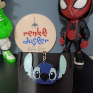 stitch  Figürlü  2 boyutlu 3D Anahtarlık
