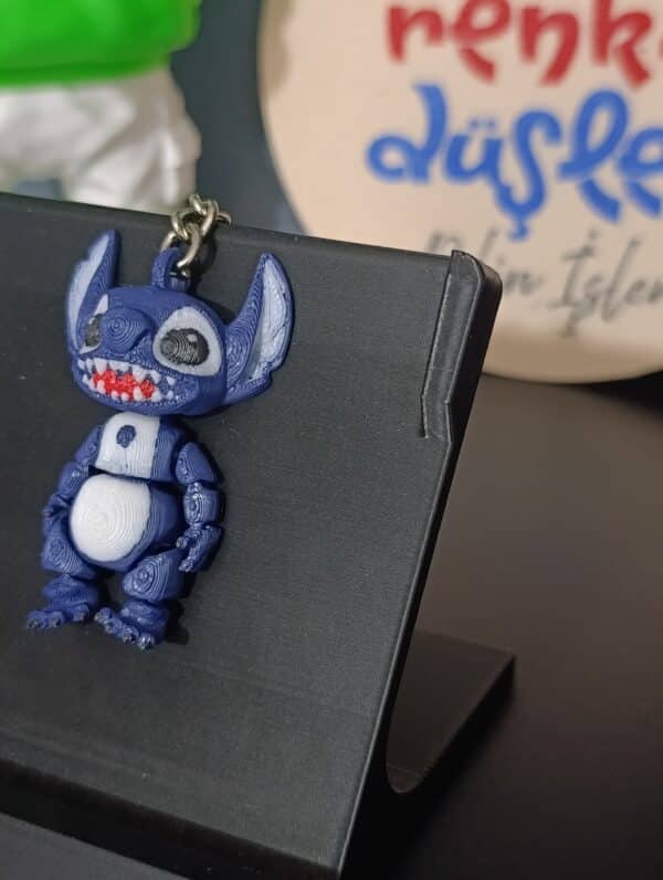 Stitch Figürlü 3D Hareketli Anahtarlık 6 cm