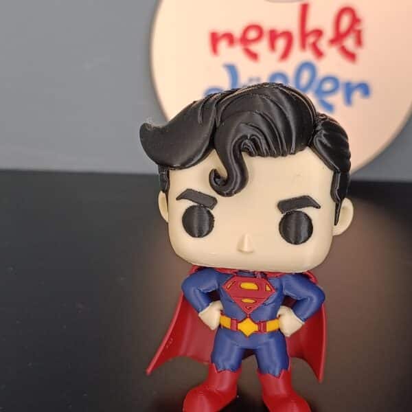 Superman 3D  Figür ( 10 cm )