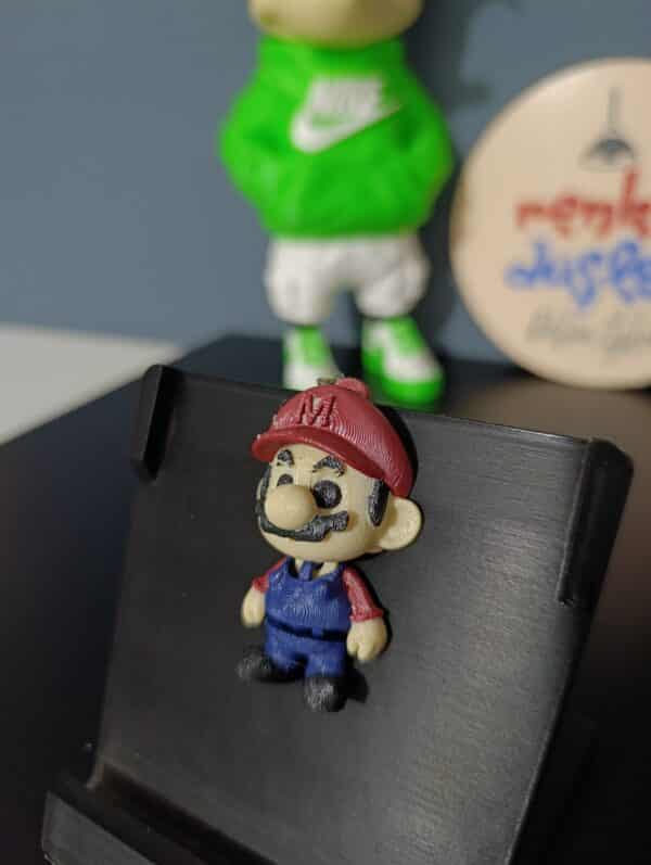 Süpetr Mario  6cm  Hareketli Anahtarlık