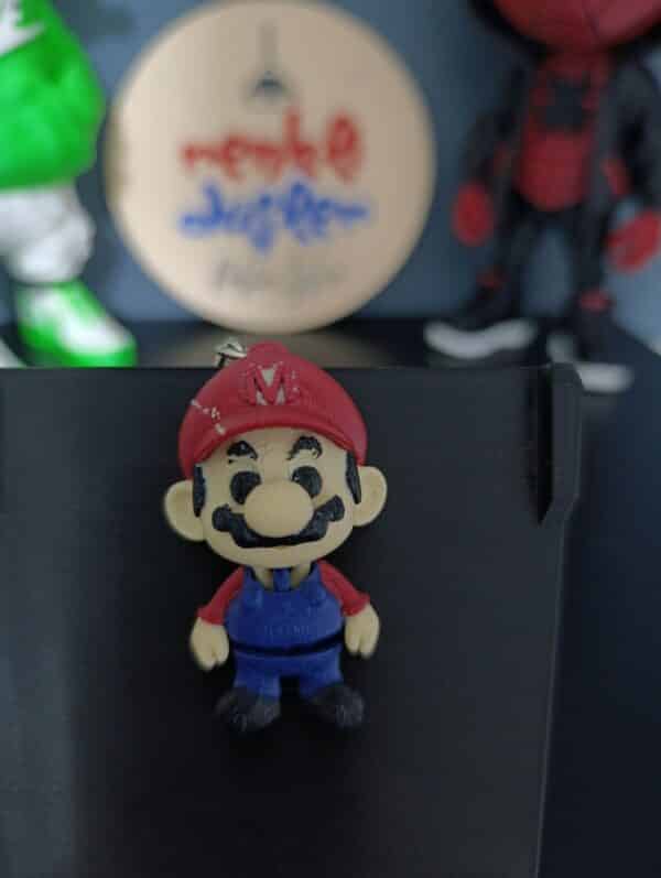 Süpetr Mario  6cm  Hareketli Anahtarlık