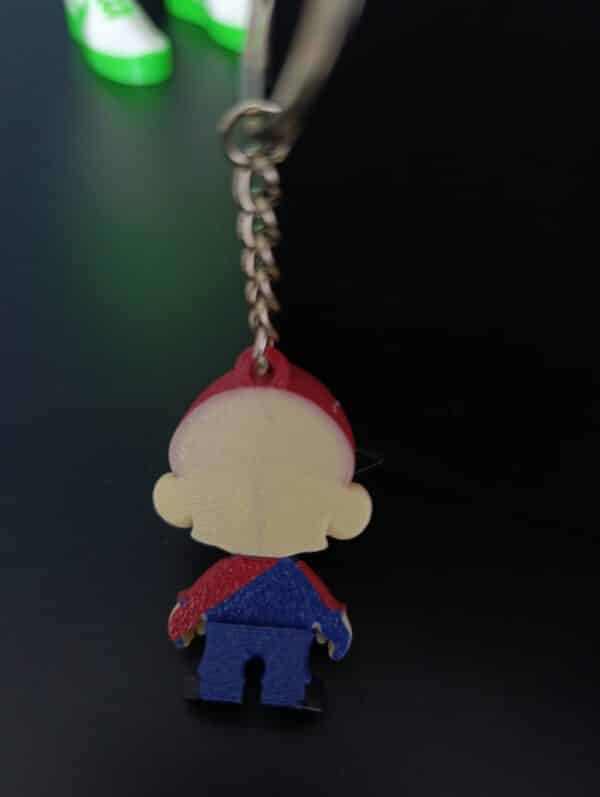 Süpetr Mario  6cm  Hareketli Anahtarlık