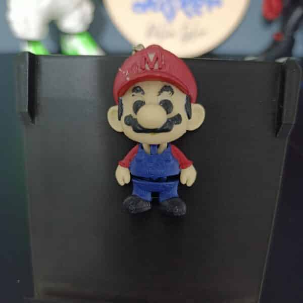 Süpetr Mario  6cm  Hareketli Anahtarlık