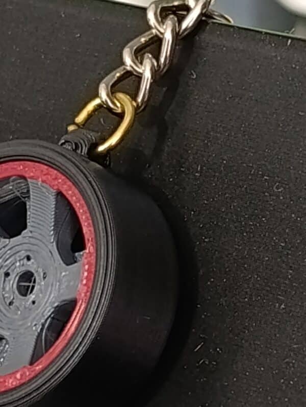 Tekerlek Figürlü 3D Anahtarlık