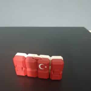 TÜRK BAYRAKLI SONSUZ KÜP