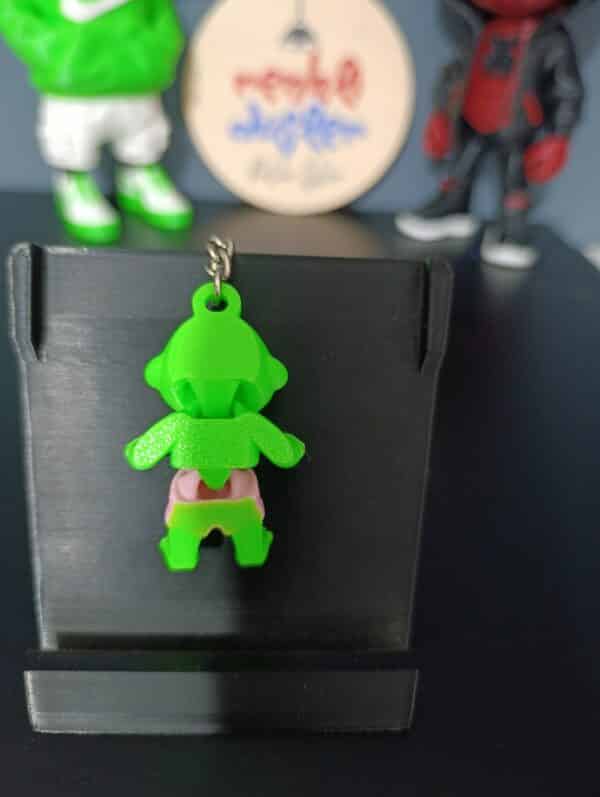 Zombi  Figürlü Hareketli 3D Anahtarlık ( bayan )