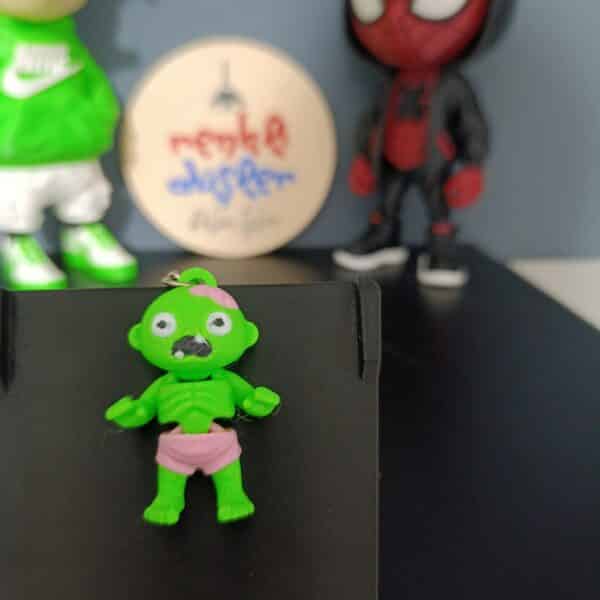 Zombi  Figürlü Hareketli 3D Anahtarlık ( bayan )