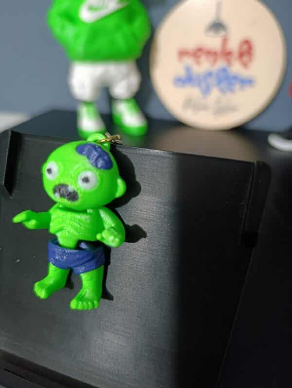 ZombiFigürlü Hareketli 3D Anahtarlık ( erkek )