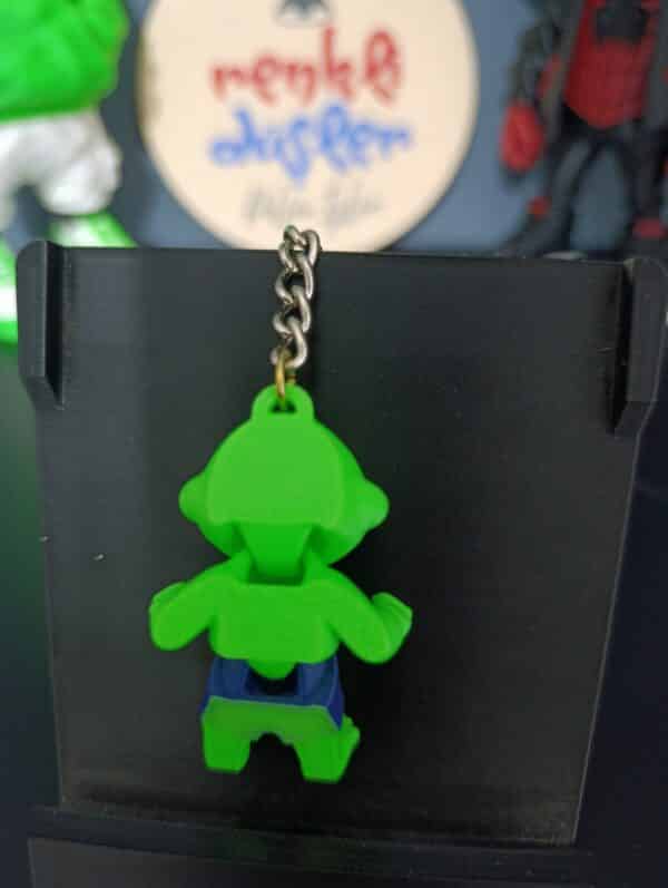 ZombiFigürlü Hareketli 3D Anahtarlık ( erkek )