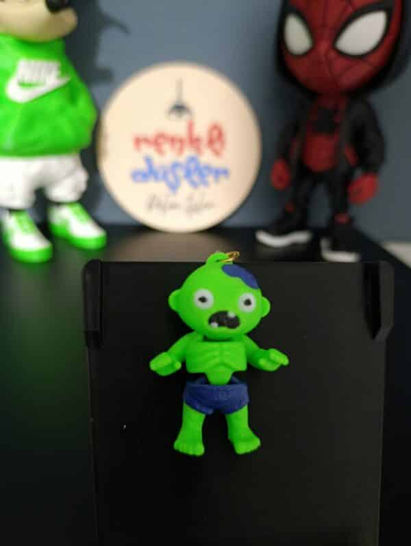 ZombiFigürlü Hareketli 3D Anahtarlık ( erkek )