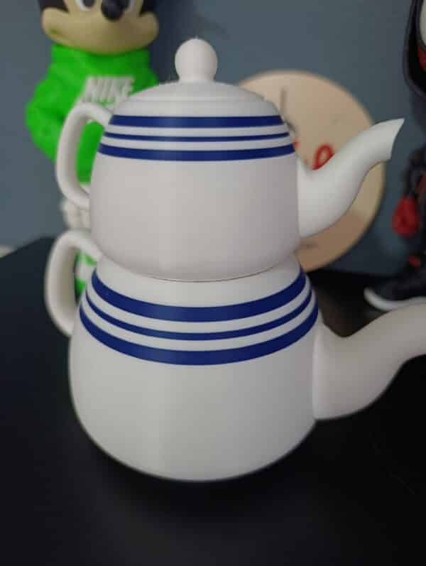 Aksesuarlı 3D Çaydanlık Seti